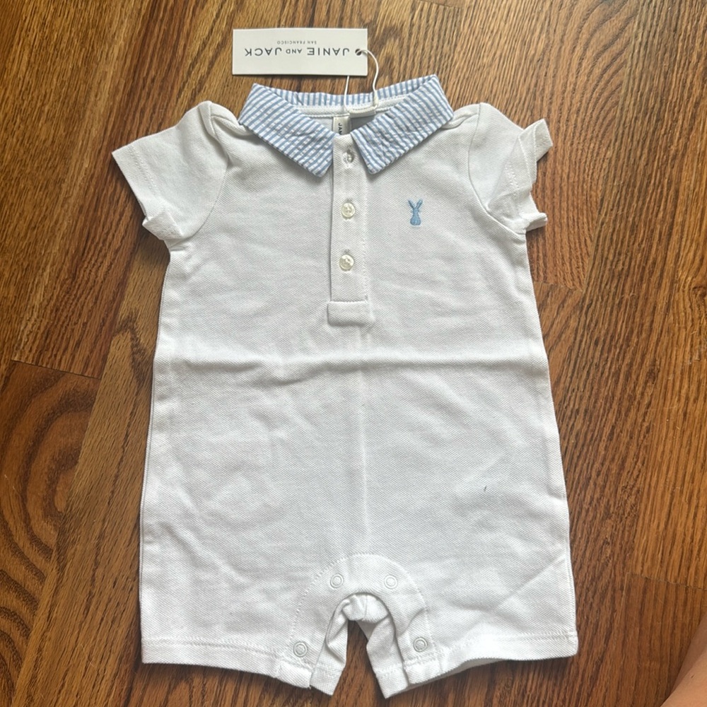 Janie and Jack Easter romper